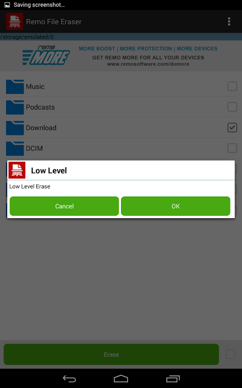 android file eraser