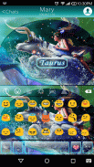 Taurus Emoji Keyboard Theme screenshot 7