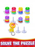 Hoop Stack Sort Puzzle 3D Game screenshot 3