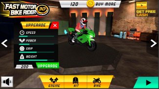 بسرعة فائقة دراجة المتسابق 3D screenshot 7
