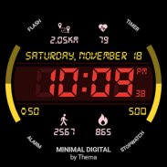 Minimal Digital Watch Face screenshot 10