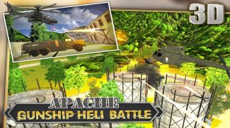 Apache Gunship Heli Batalha 3D screenshot 11