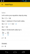 MathPapa - Algebra Calculator screenshot 1