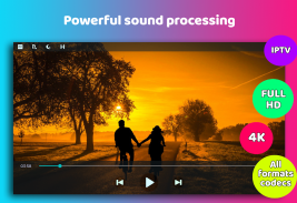 Видео плеер нормализация звука screenshot 7