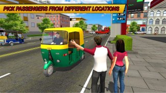 Tuk Tuk Simulador de condução 2018 screenshot 0