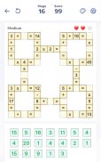 Crossmath بازی های پازل ریاضی screenshot 2