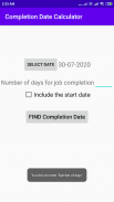 Completion Date Calculator screenshot 5