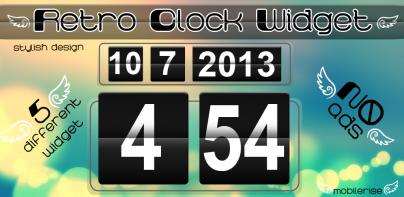 Retro Clock Widget