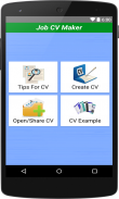 Job CV Maker & Portfolio Maker screenshot 0