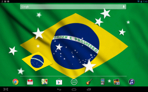 Brazil Flag LWP screenshot 2