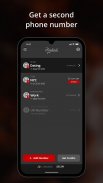 Hushed — Второй номер телефона — Звонки и SMS screenshot 3