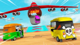 Tuk Tuk Auto Game: Stunt Games screenshot 4