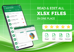 Edit XLSX Spreadsheets Reader screenshot 5