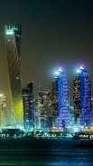 Dubai bei Nacht Hintergrund screenshot 3