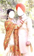 Couple Punjabi Wedding Frames screenshot 1