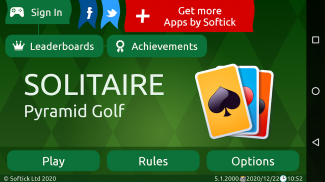 Pyramid Golf Solitaire screenshot 14