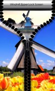 Windmill Zipper Lock Screen screenshot 0