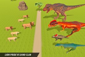 leone selvaggio vs dinosauro: battaglia dell'isola screenshot 13
