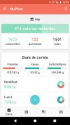 MyPlate: Contador de Calorías screenshot 0