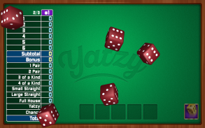 Yatzy Dice Game screenshot 1