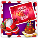 Christmas & New Year Greetings Icon