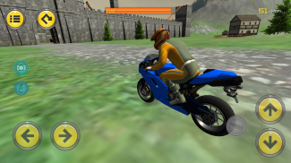 Motorbike Medieval Drive 3D screenshot 2