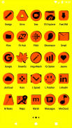 Orange and Black Icon Pack Free screenshot 19