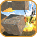 Block destruction simulator: cube rocket explosion Icon