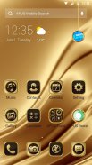 Golden Silk APUS Launcher Theme screenshot 0