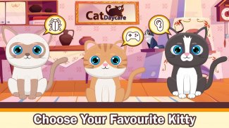 My kitty pet day care : Virtual cat Simulator🐱 screenshot 0