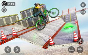 Ekstrim BMX Siklus Akrobat Mustahil Lagu screenshot 2