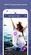 Add Audio to Video : Audio Video Mixer screenshot 1