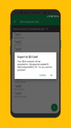 Sim Contact Tool-Export/Import screenshot 1