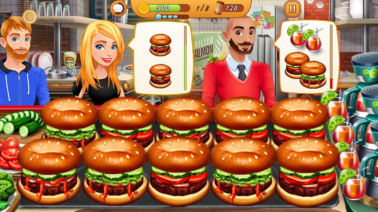 Equipe de Culinária - Jogos de Restaurantes v6.1 Apk Mod (Dinheiro