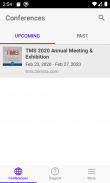 TMS 2020 Annual Meeting screenshot 0