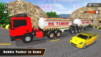 Liquide Huile Tanker Transport Cargo Drive Jeu screenshot 1