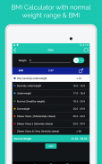 BMI حاسبة - تخفيف الوزن screenshot 2