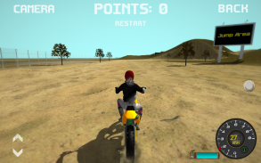 موتوكروس الدراجات النارية محاك screenshot 0