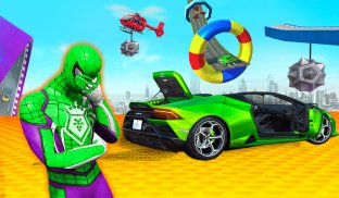 Spider Superhero Mega Ramp Car screenshot 5