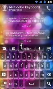 GO Keyboard Multicolor Theme screenshot 3
