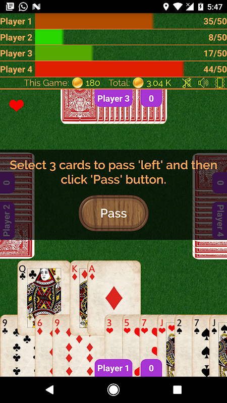 Hearts (Offline Multiplayer Card Game) - APK Download for Android