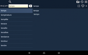 French Braz.Portuguese Dict screenshot 1