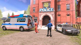 Police Van Car Simulator Drive screenshot 0