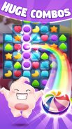 لعبة المطابقة Gummy Wonderland Match 3 Puzzle Game screenshot 2