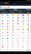 Letras diferentes, símbolos, emojis, decorações screenshot 18