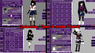 School Girl A.I. - 3D Multiplayer Simulator World screenshot 3