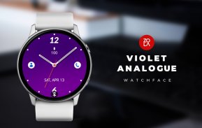Violet Analogue Watch Face screenshot 3