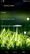 Spring live wallpaper lock screenshot 8