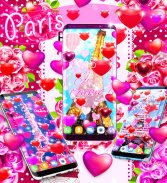 Paris love live wallpaper screenshot 2