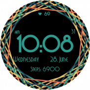 GRBL Color Swirl Watch Face screenshot 8